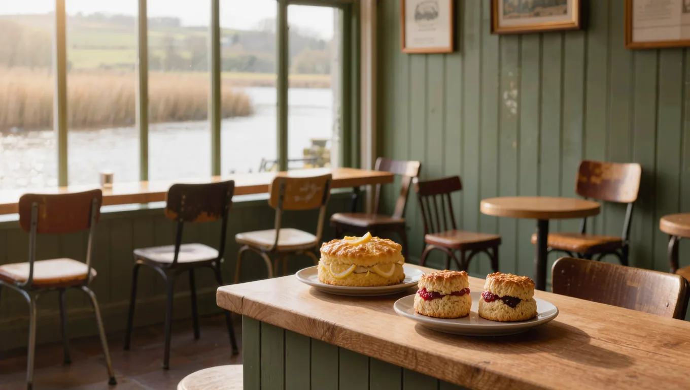 Inside The Hungry Heron café